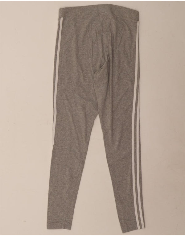 Leggings Adidas da donna UK 14 cotone screziato grigio medio