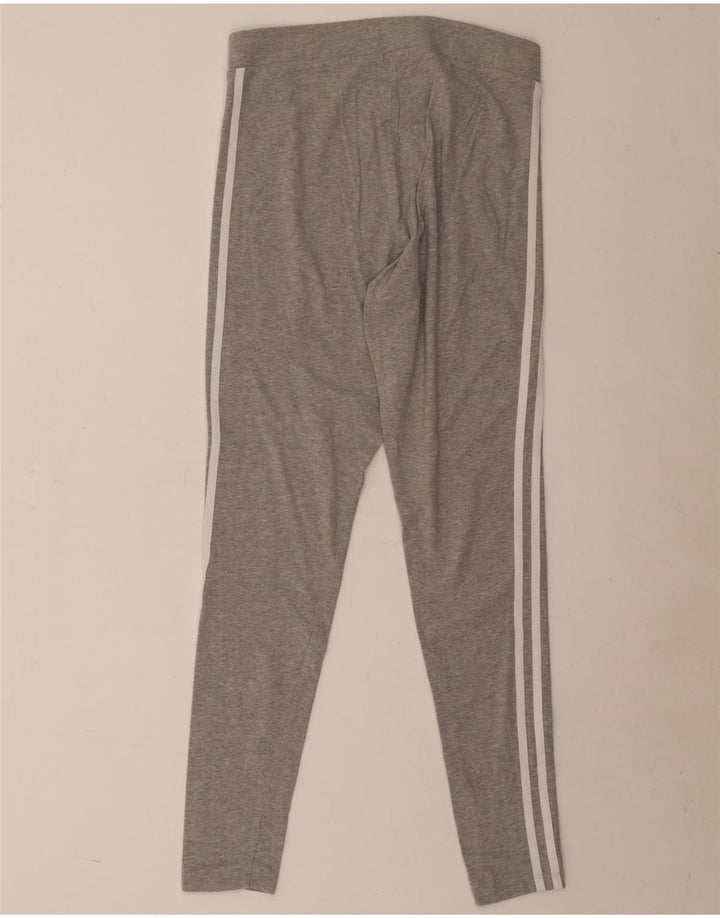 Leggings Adidas da donna UK 14 cotone screziato grigio medio