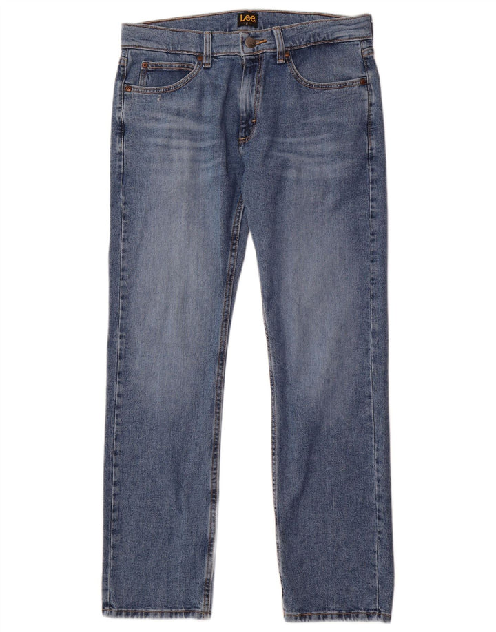 LEE Mens Legendary Slim Jeans W32 L30 Blue Cotton