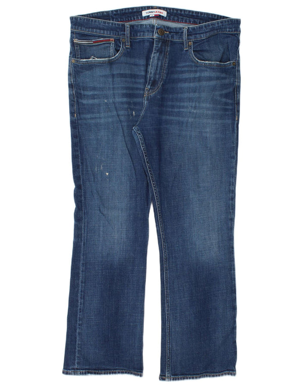 TOMMY HILFIGER Jeans bootcut da uomo W36 L28 cotone blu