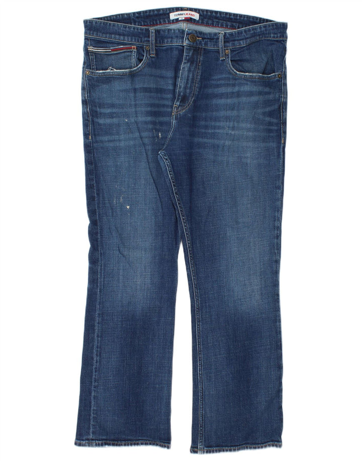 TOMMY HILFIGER Jeans bootcut da uomo W36 L28 cotone blu