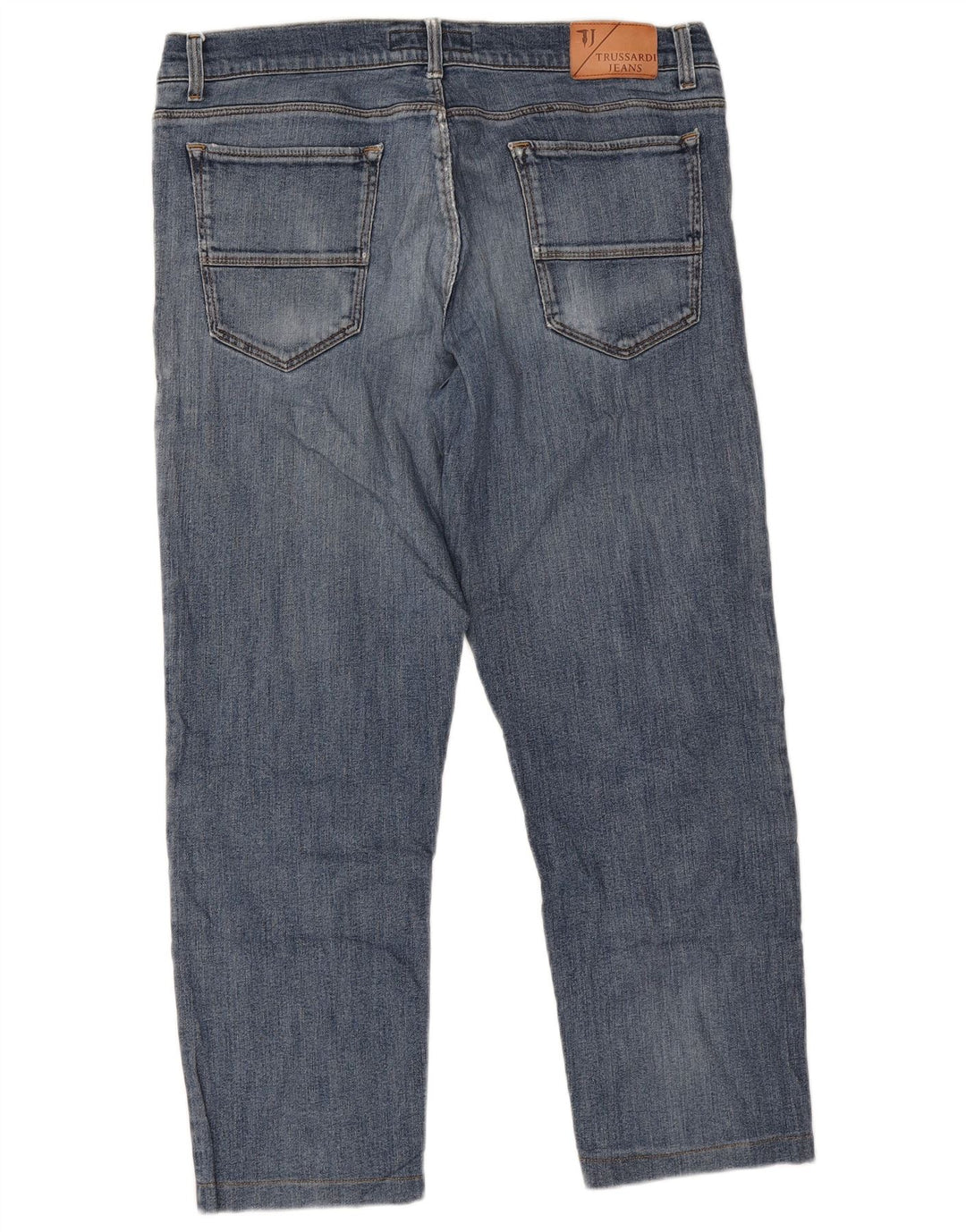 Jeans Cropped Uomo Trussardi IT 51 Large W37 L26 Blu