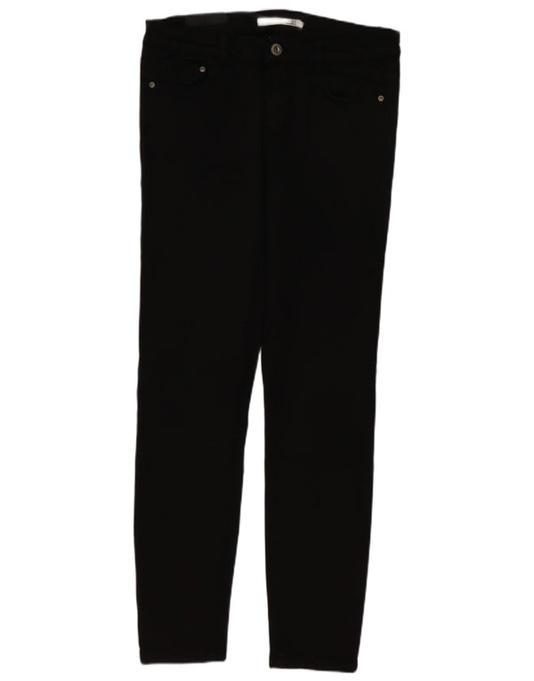 Jeans skinny Trafaluc da donna Zara EU 38 Small W28 L27 Lyocell nero
