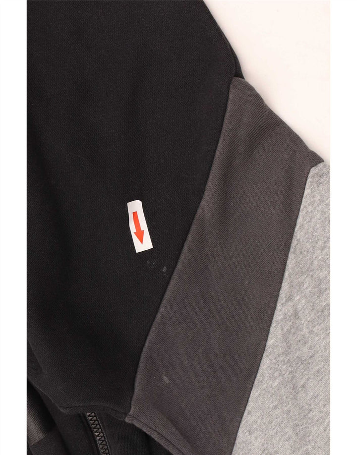 Felpa Nike da uomo con vestibilità ampia e grafica, color block medio nero
