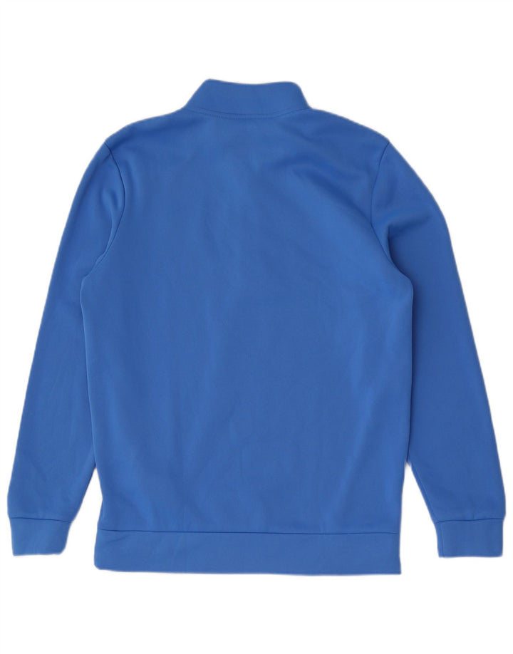 Under Armour Mens Zip Neck Sweatshirt Jumper Small Blue Polyester