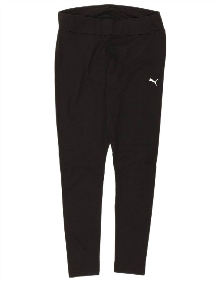 Leggings corti da donna Puma UK 12 cotone medio nero