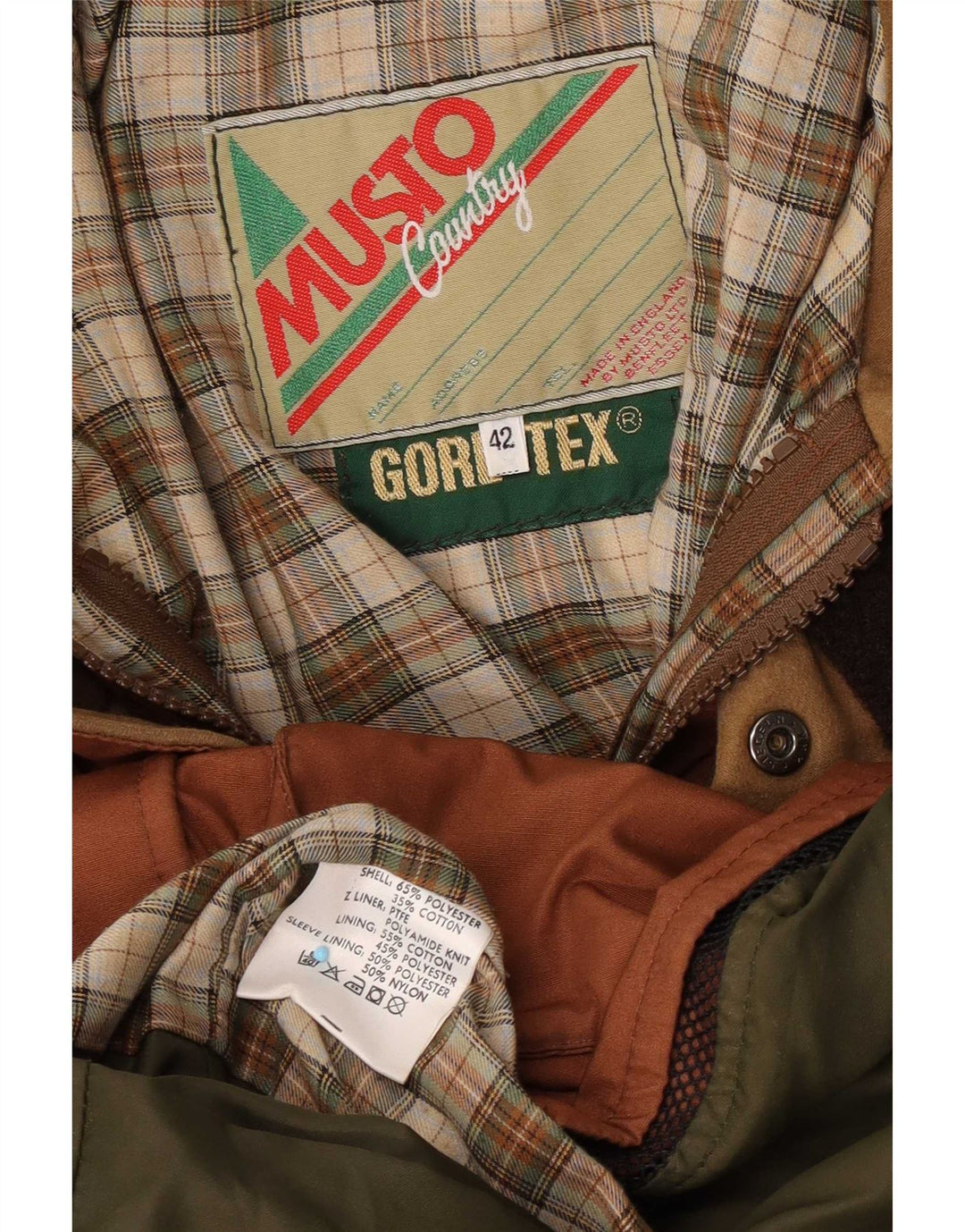 Giacca utility da uomo Musto UK 42 XL Poliestere marrone