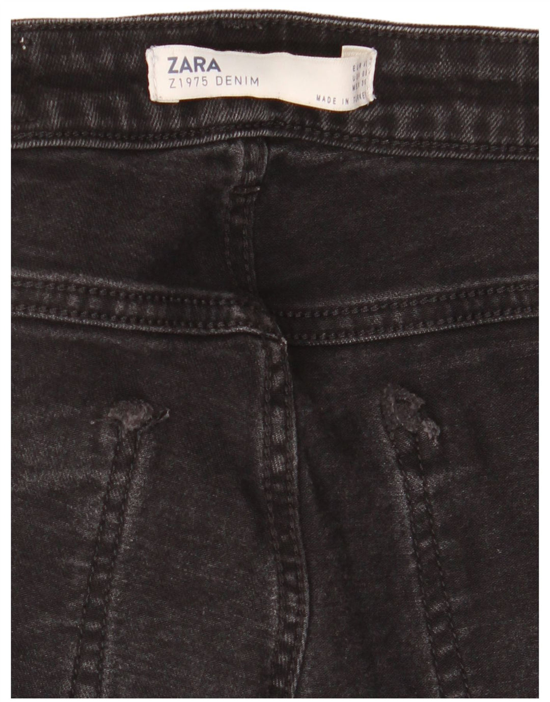Jeans affusolati da donna Zara EU 40 medio W30 L28 neri