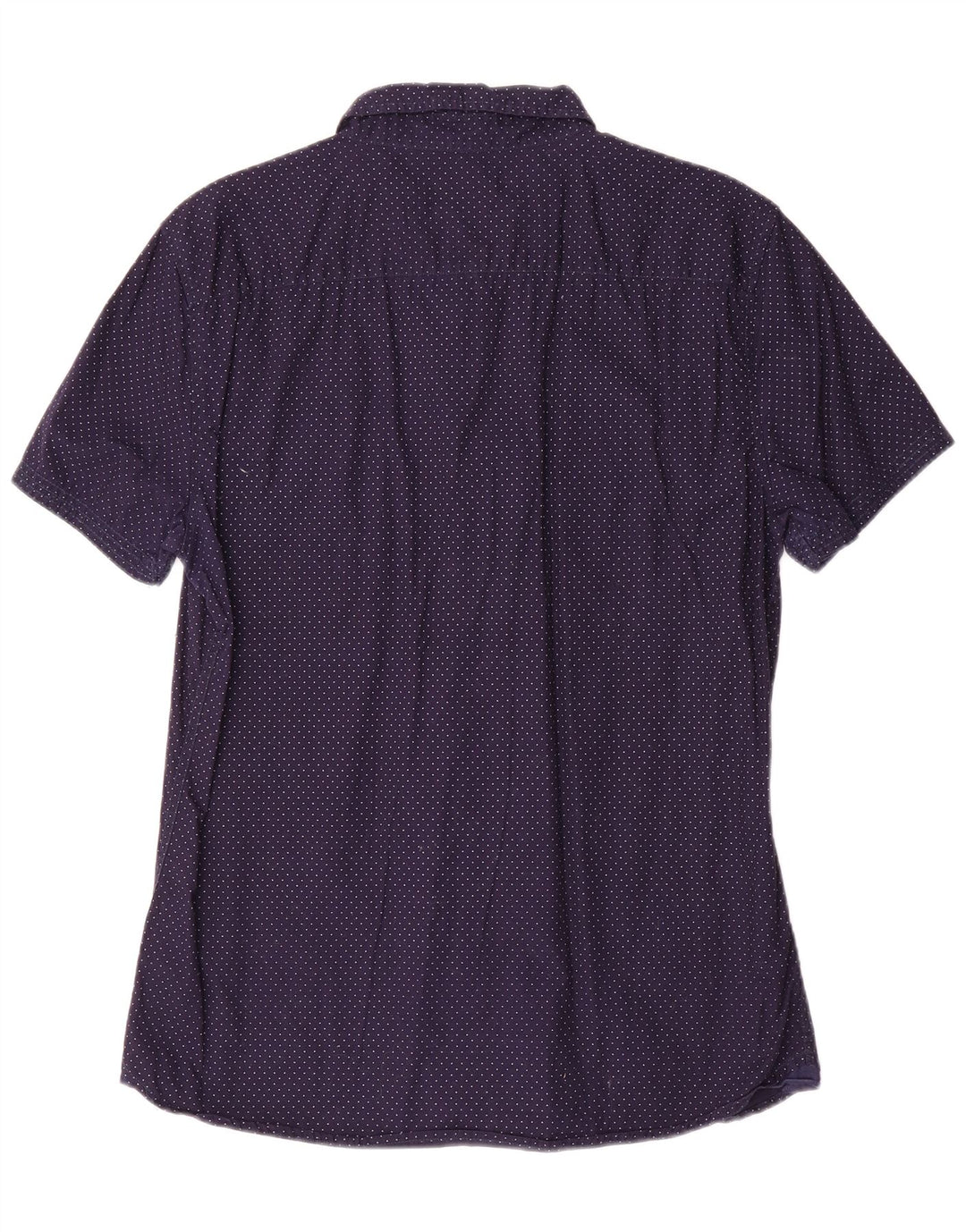 Camicia slim fit da uomo French Connection grande cotone maculato blu navy