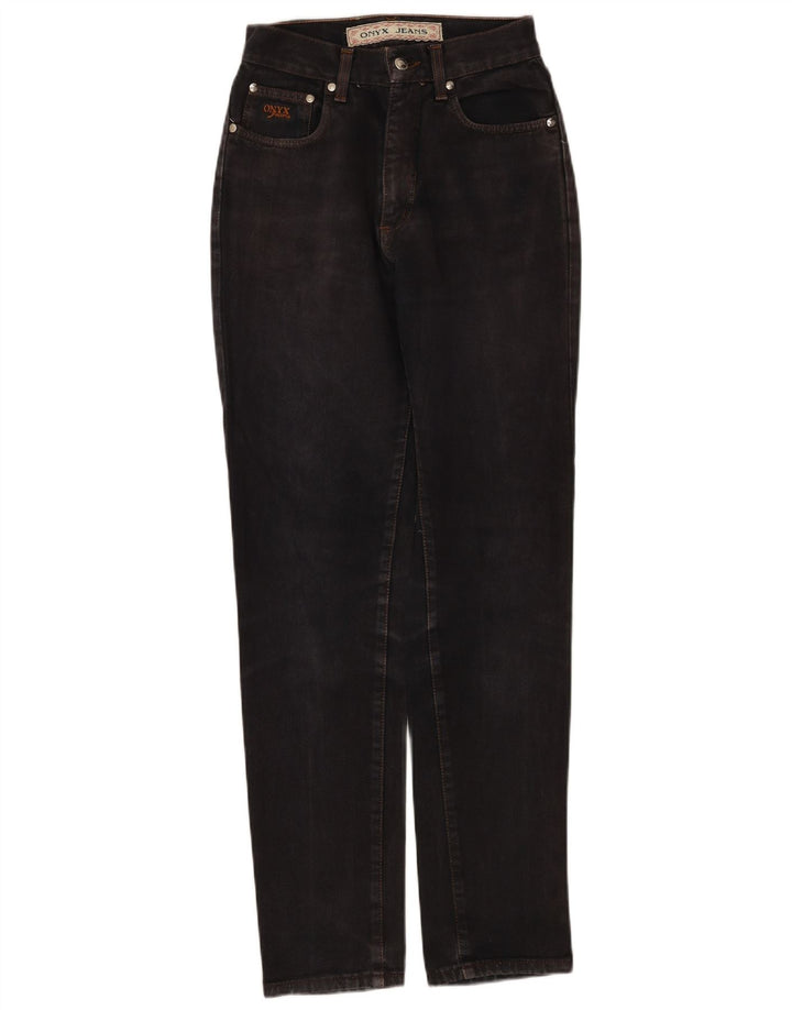 Jeans affusolati da donna Onyx W28 L31 cotone nero
