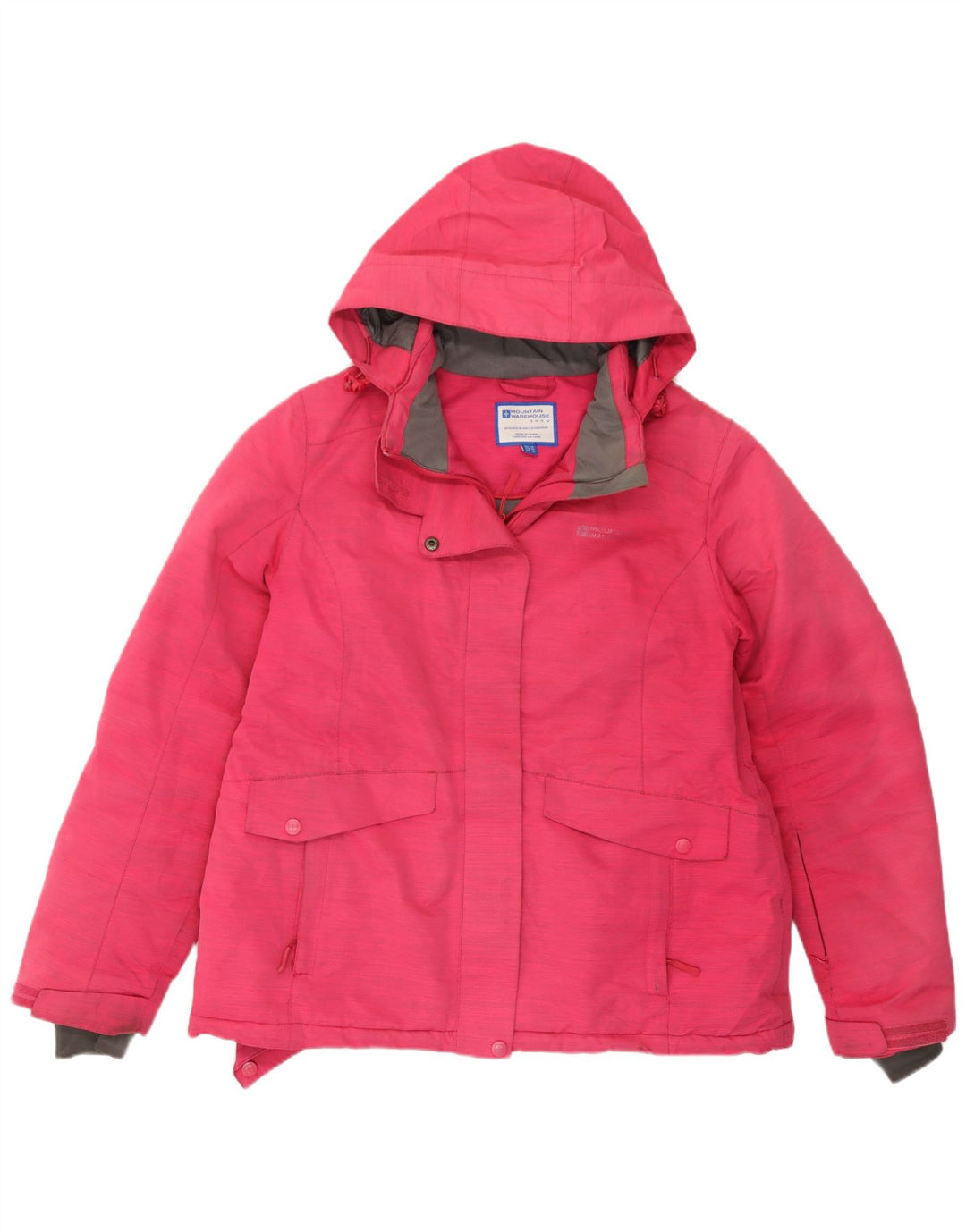 Giacca a vento con cappuccio da donna Mountain Warehouse UK 14 Large Rosa