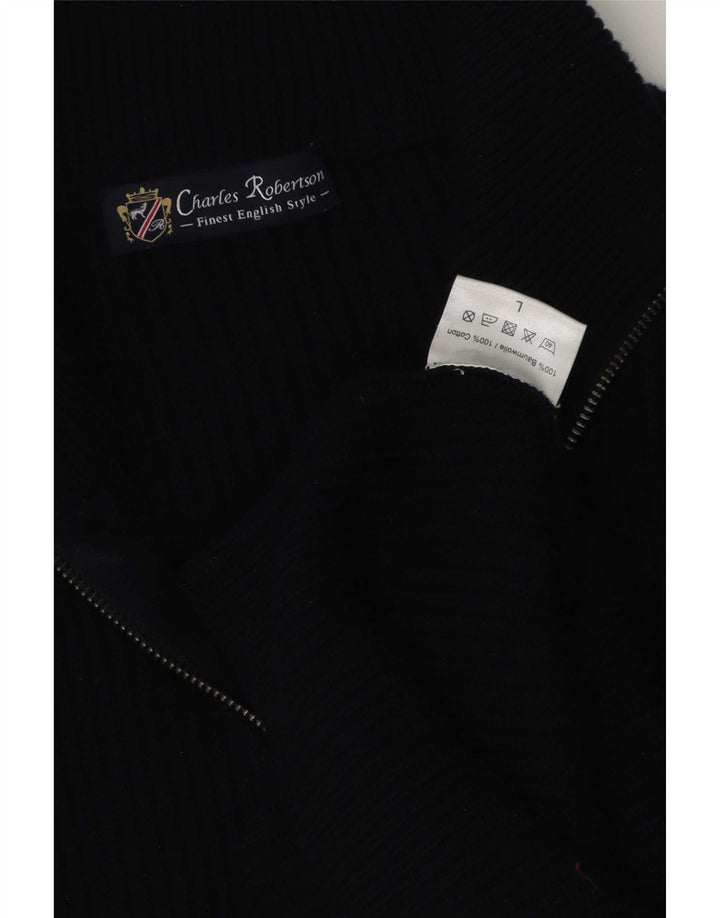 Maglione cardigan da uomo dalla vestibilità regolare Charles Robertson grande blu navy