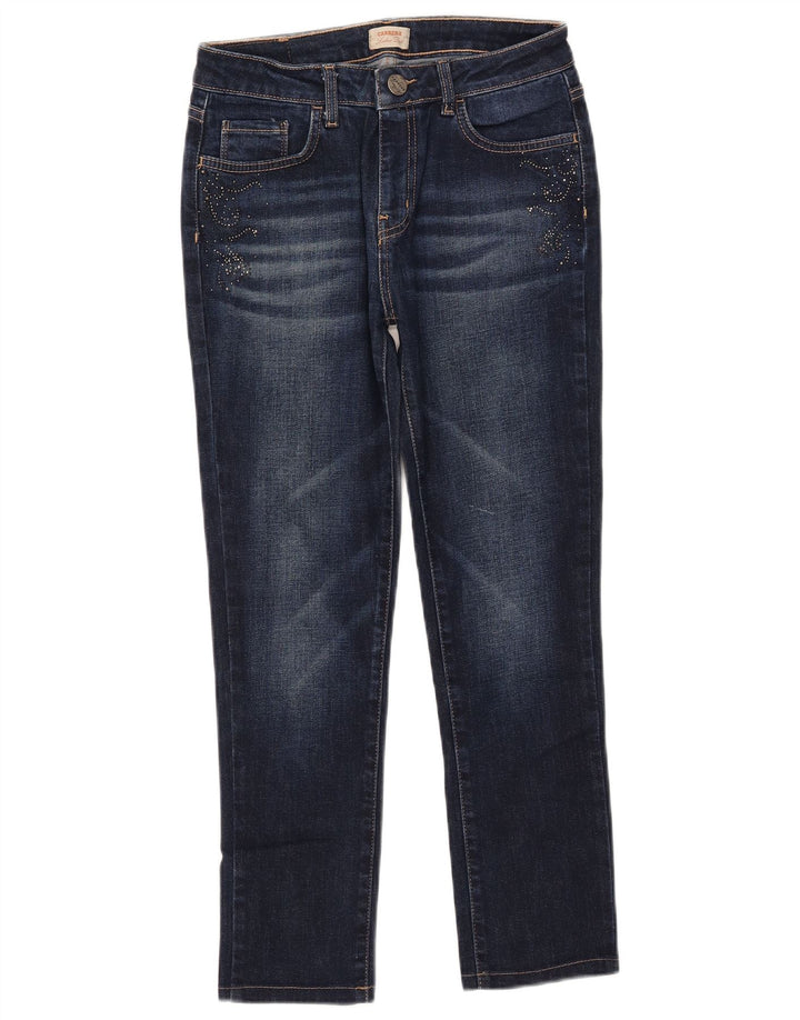 Jeans cropped slim da donna Carrera IT 44 medio W29 L25 cotone blu navy
