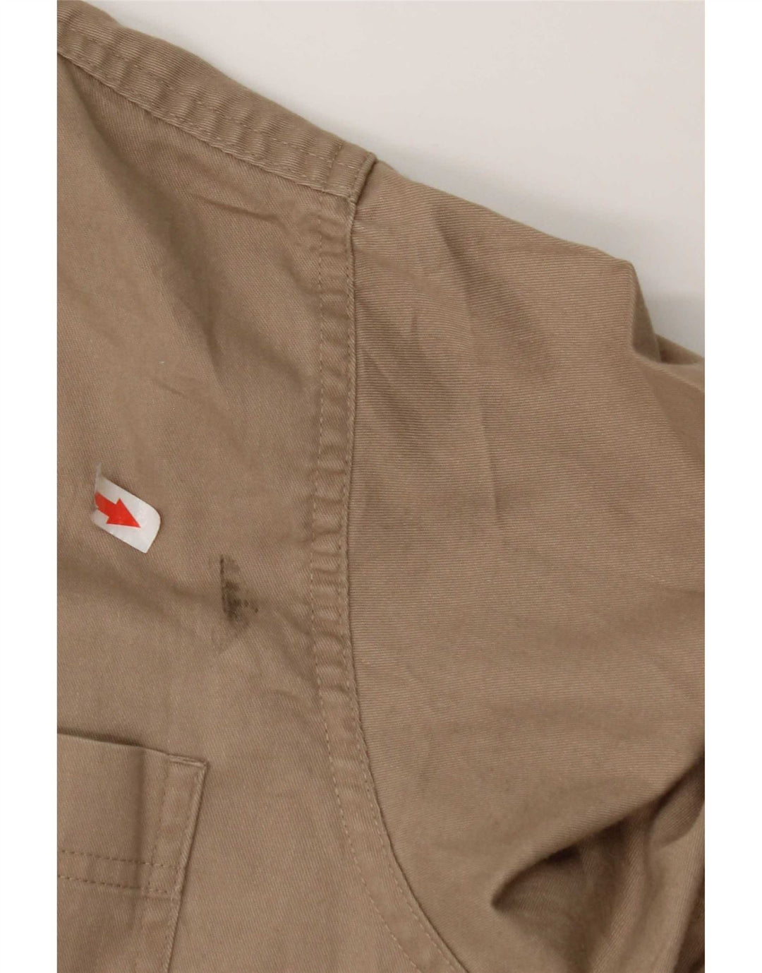Camicia da uomo Wrangler grande in cotone beige