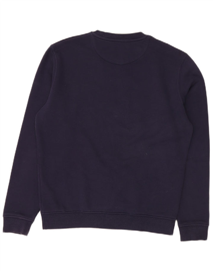 Lyle & Scott Felpa da uomo Maglione piccolo in cotone blu navy