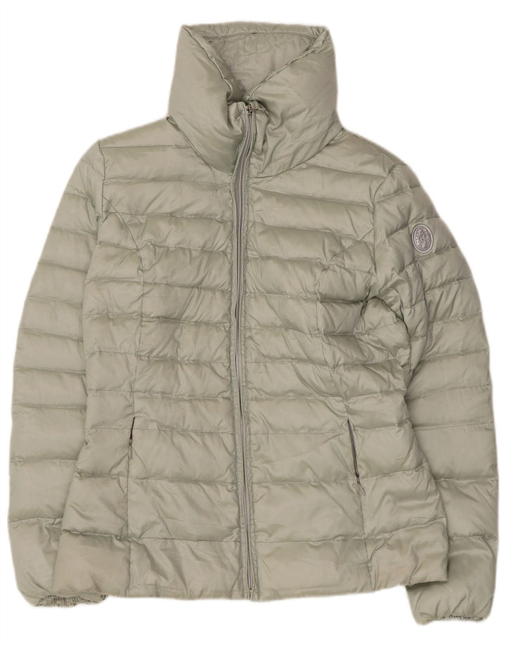 Giubbotto Imbottito Donna Conte of Florence IT 44 Verde Medio Poliestere