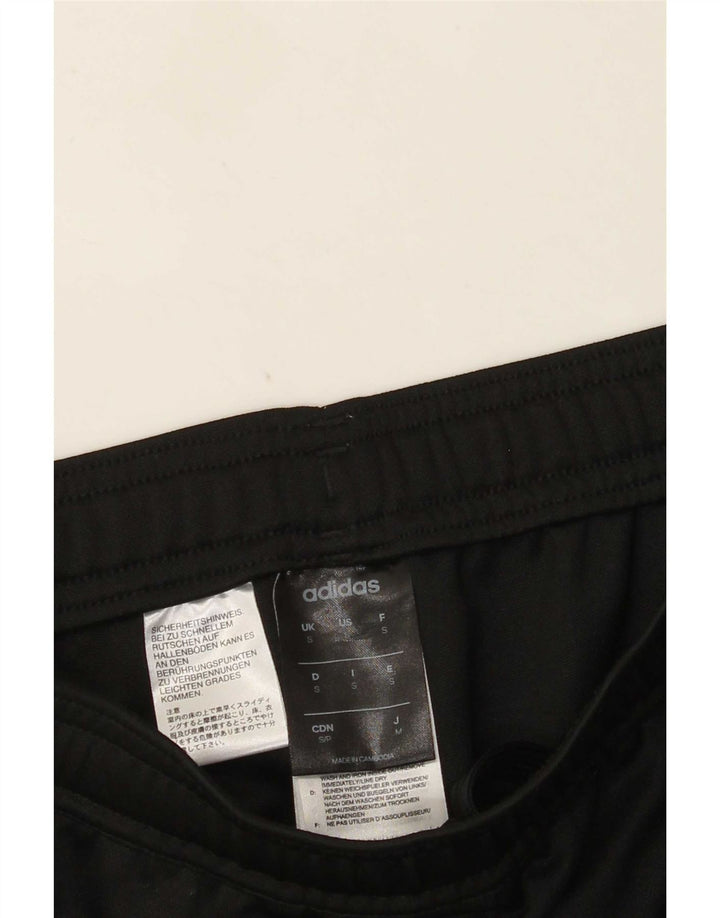 Pantaloni da tuta Adidas Climalite da uomo piccoli in poliestere nero