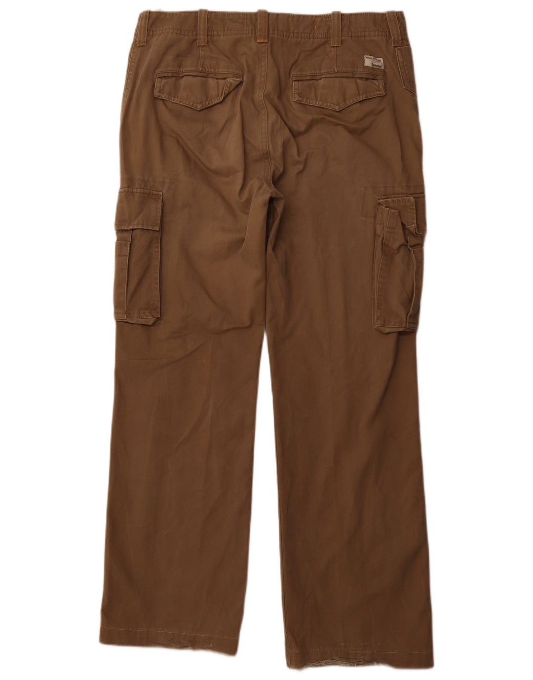 Pantaloni cargo dritti da uomo TIMBERLAND W34 L32 in cotone beige
