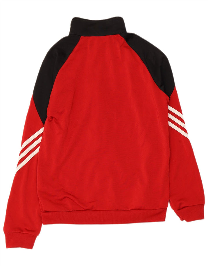 Giacca da tuta da ragazzo ADIDAS 11-12 anni Large Red Colourblock