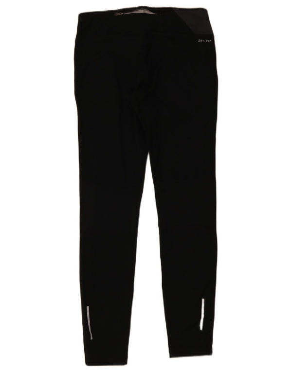 Leggings Nike Dri Fit da donna UK 12 Medium Black Colourblock in poliestere