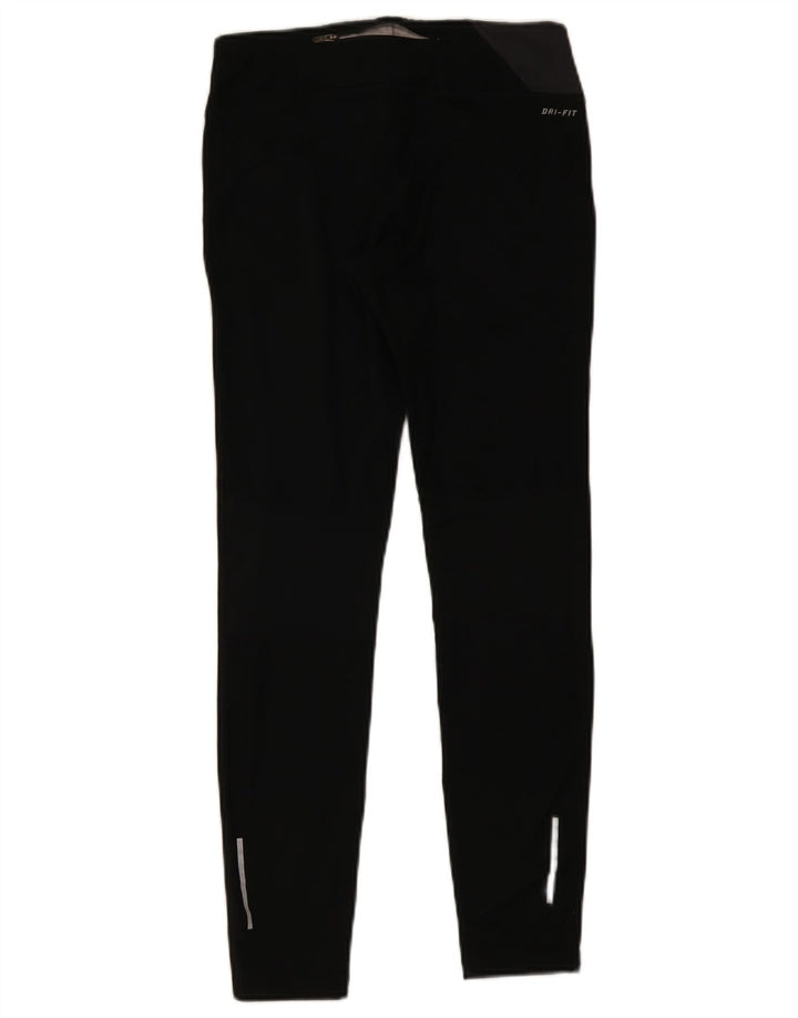 Leggings Nike Dri Fit da donna UK 12 Medium Black Colourblock in poliestere