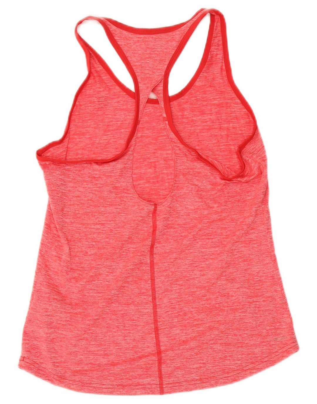 Canotta Adidas Climalite da donna UK 12/14 Poliestere screziato rosa medio