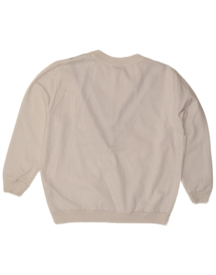 Topshop Felpa oversize da donna Maglione UK 12 Medium White Striped