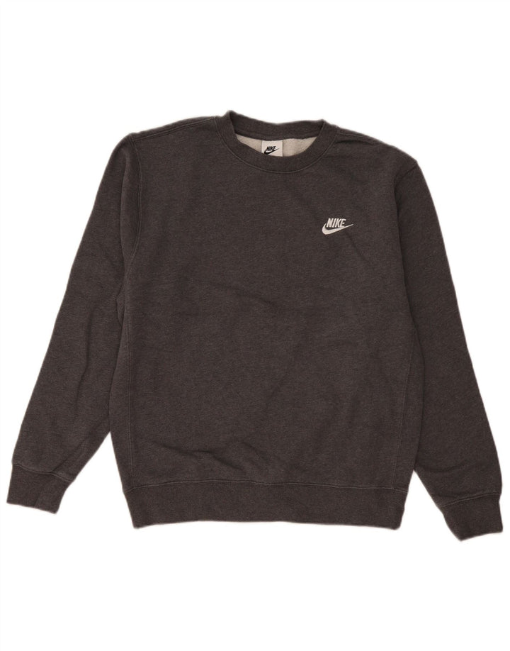 Felpa Nike Uomo Maglione Small Grigio Cotone