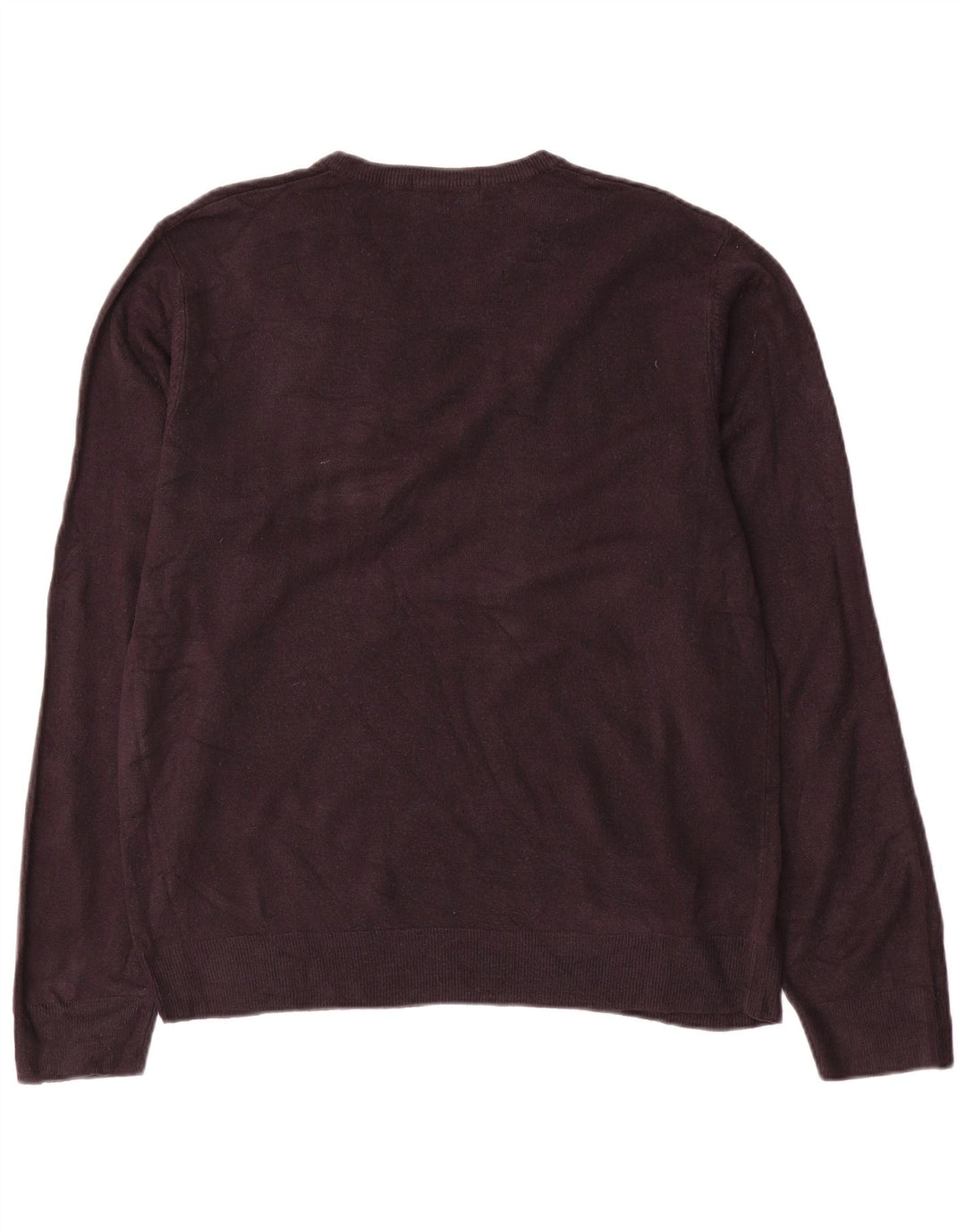 Maglione da uomo Marks & Spencer Blue Harbour con scollo a V grande blu navy