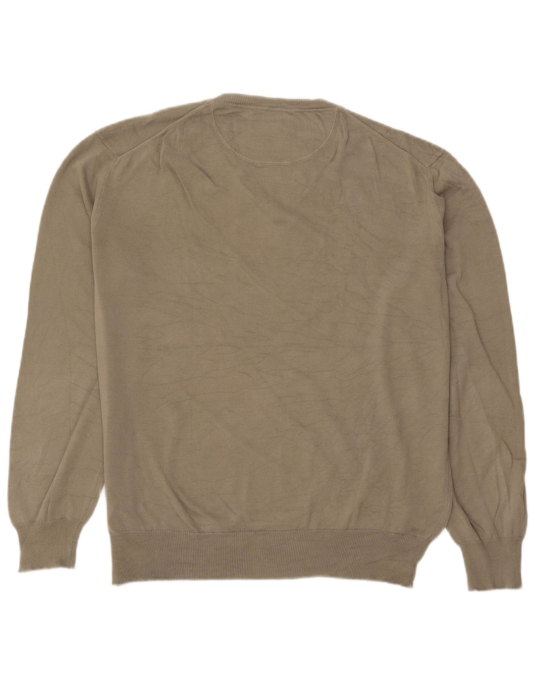 Marlboro Classics Maglione da uomo con scollo a V XL in cotone kaki