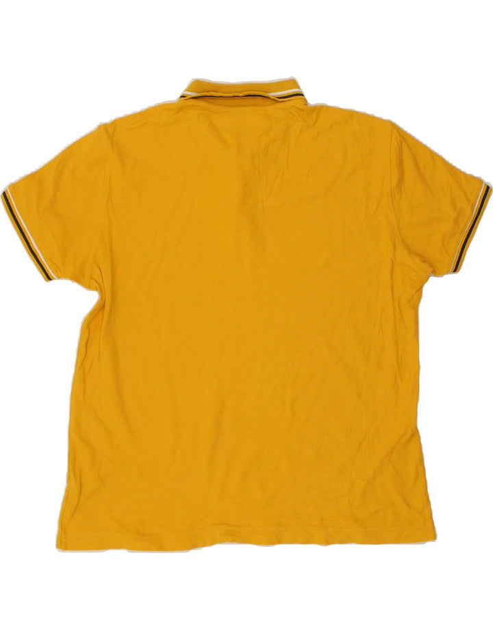 LOTTO Mens Polo Shirt XL Yellow Cotton Vintage Lotto and Second-Hand Lotto from Messina Hembry 