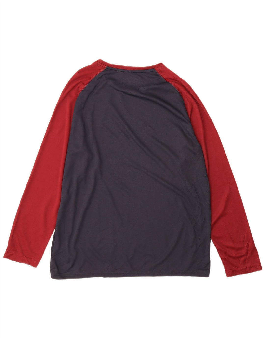 Mountain Warehouse Top da uomo a maniche lunghe XL in poliestere color block blu navy