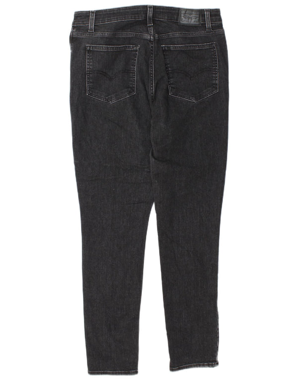 Jeans skinny a vita alta da donna Levi's W32 L29 cotone grigio