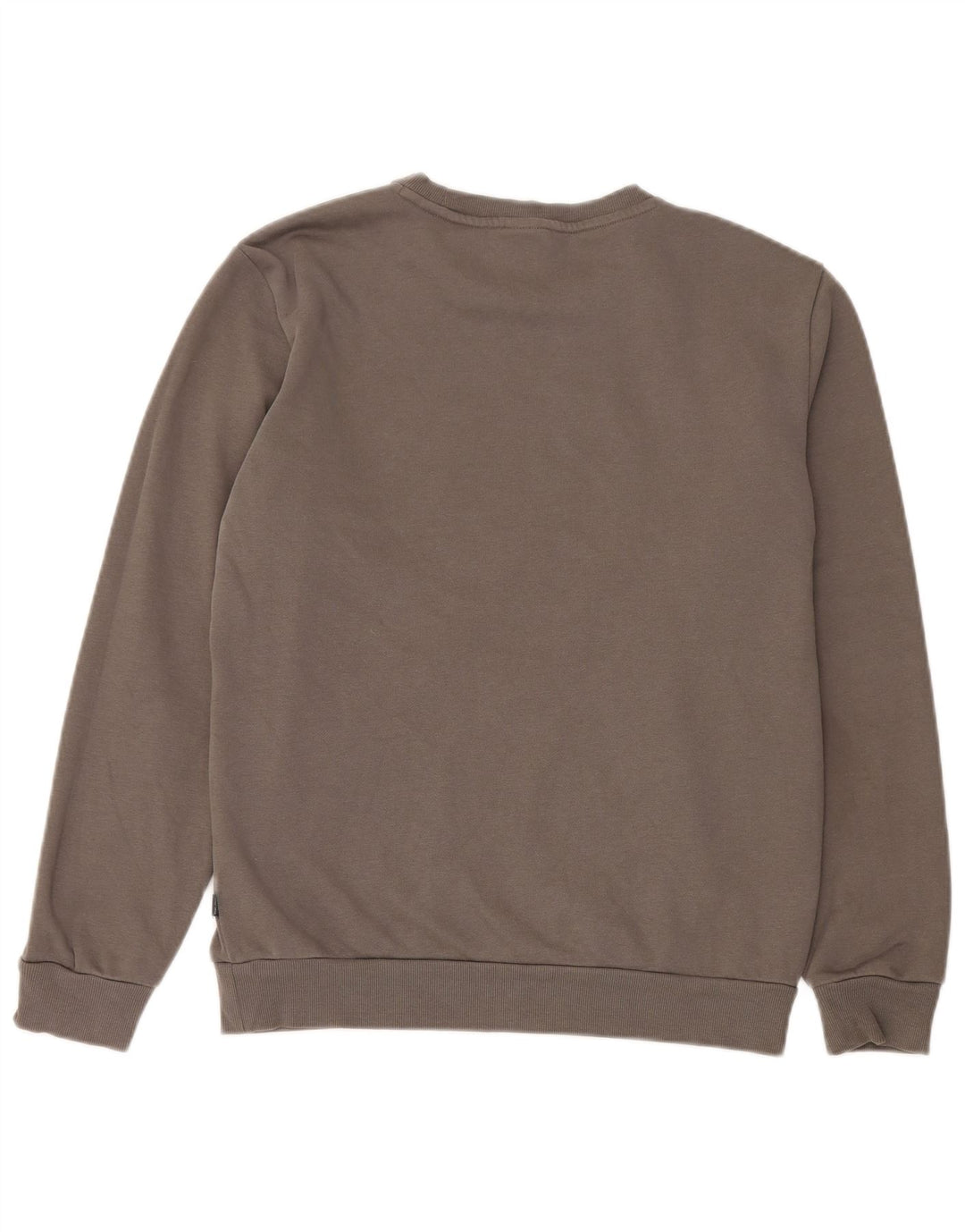 Felpa da uomo Puma Maglione piccolo in cotone grigio