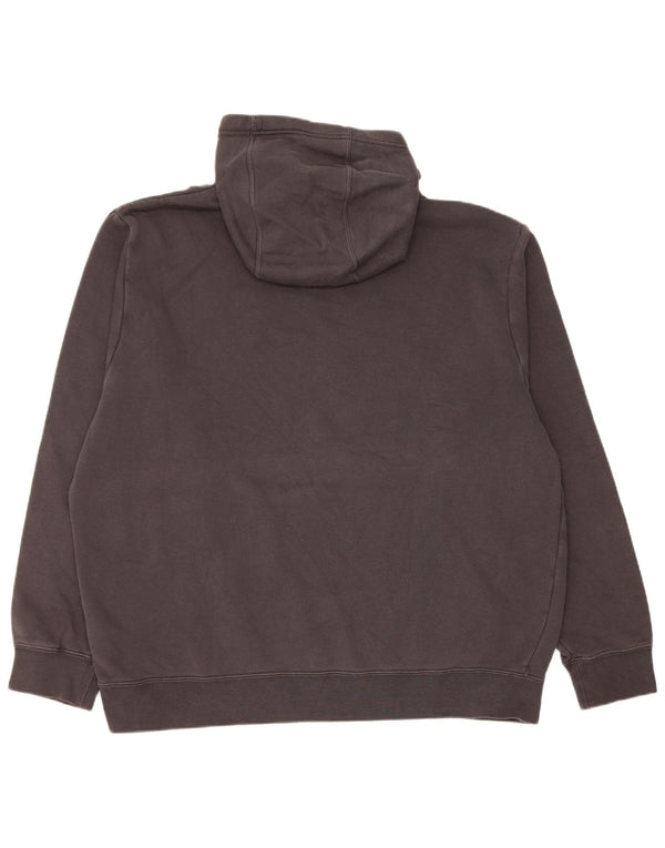 Felpa con cappuccio grafica Nike da uomo XL in cotone color block nero