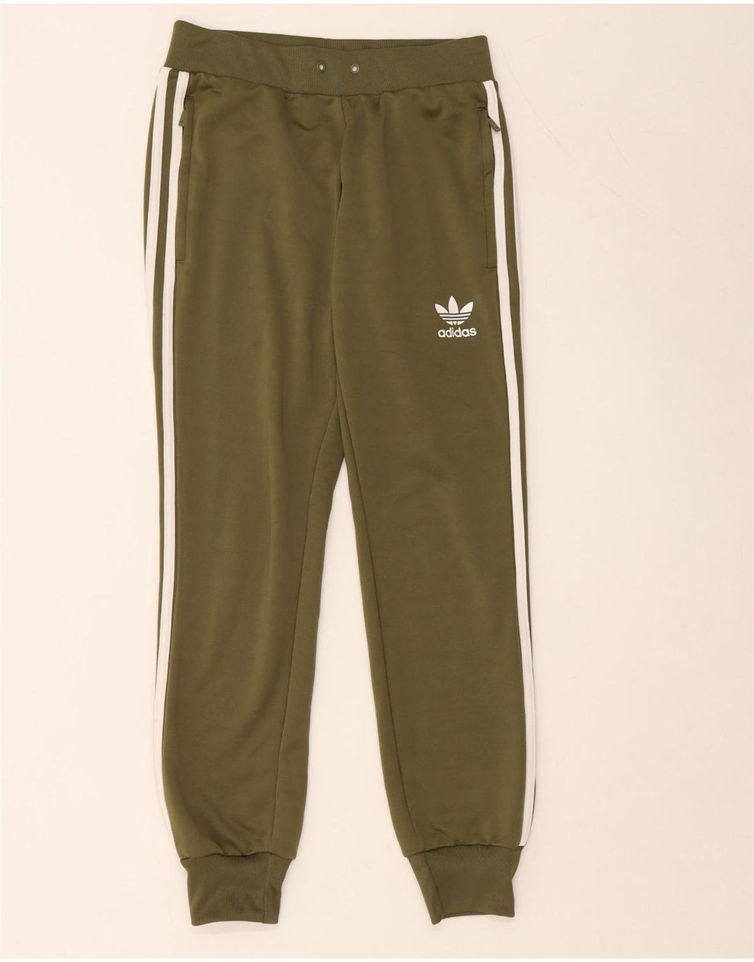 Pantaloni da tuta da donna ADIDAS Joggers UK 10 Small Poliestere kaki
