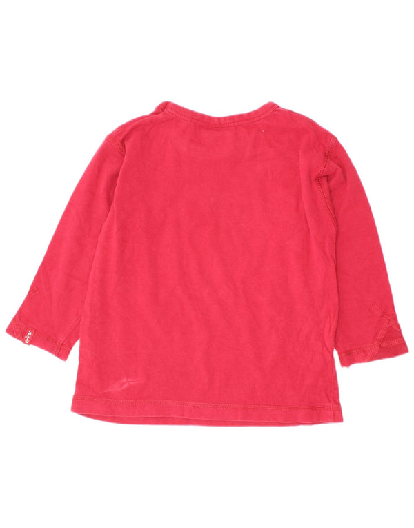 Levi's Top grafico da bambino a maniche lunghe 18-24 mesi in cotone rosso