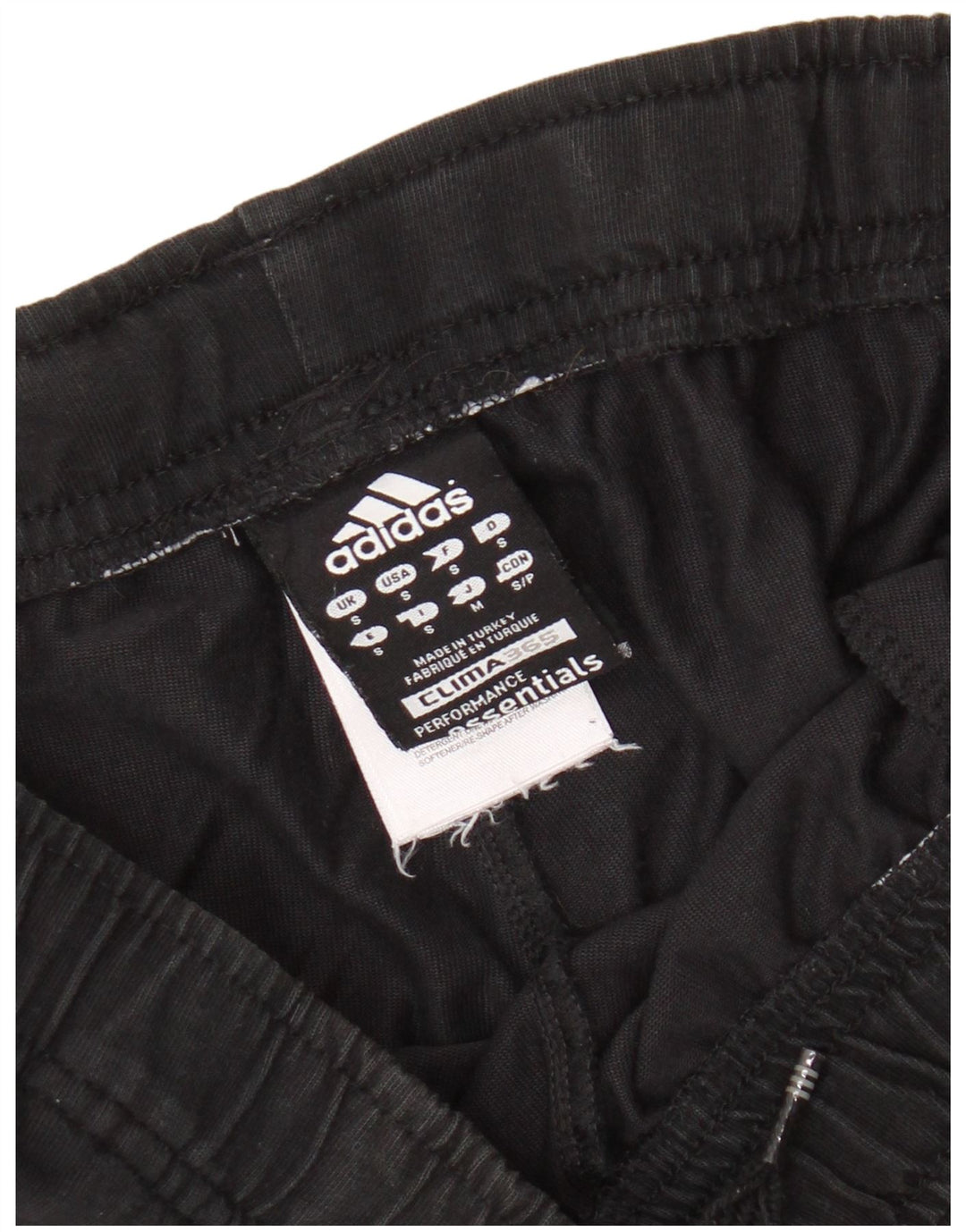 Pantaloncini sportivi ADIDAS Clima 365 piccoli in cotone nero