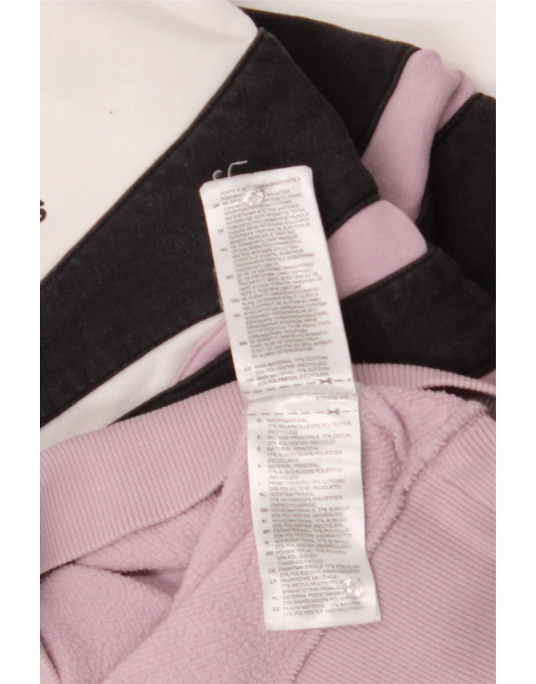 Felpa oversize da donna Adidas Jumper UK 14 Medium Pink Colourblock