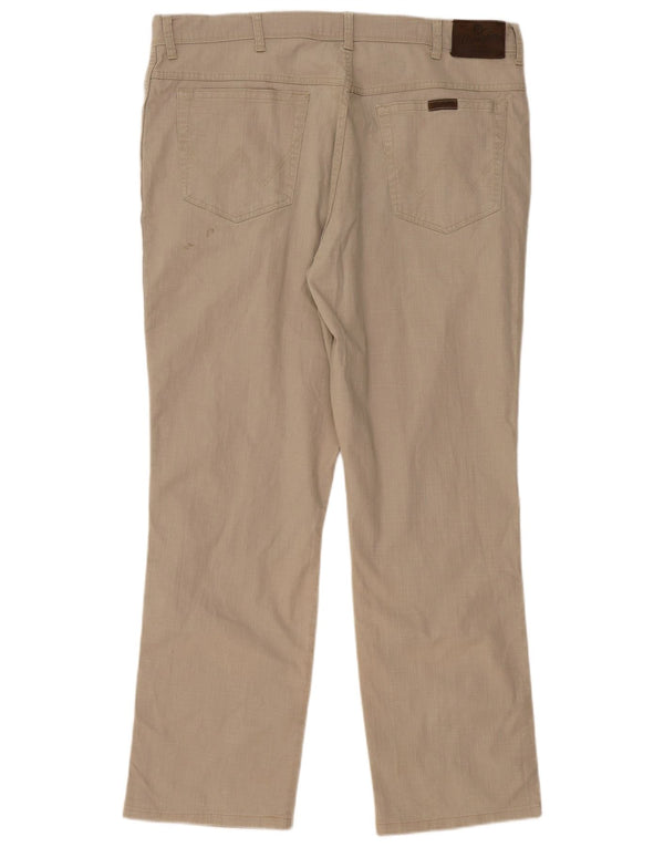 Pantaloni casual dritti da uomo vestibilità regolare WRANGLER W40 L32 cotone beige