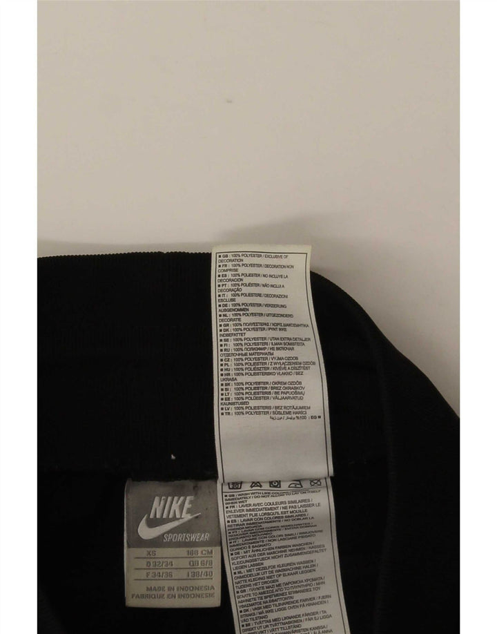 Pantaloni della tuta da donna Nike UK 6/8 XS poliestere nero