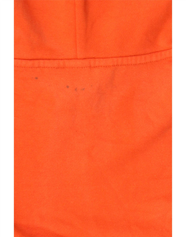Felpa con cappuccio grafica da bambino Volcom 9-10 anni in cotone arancione medio