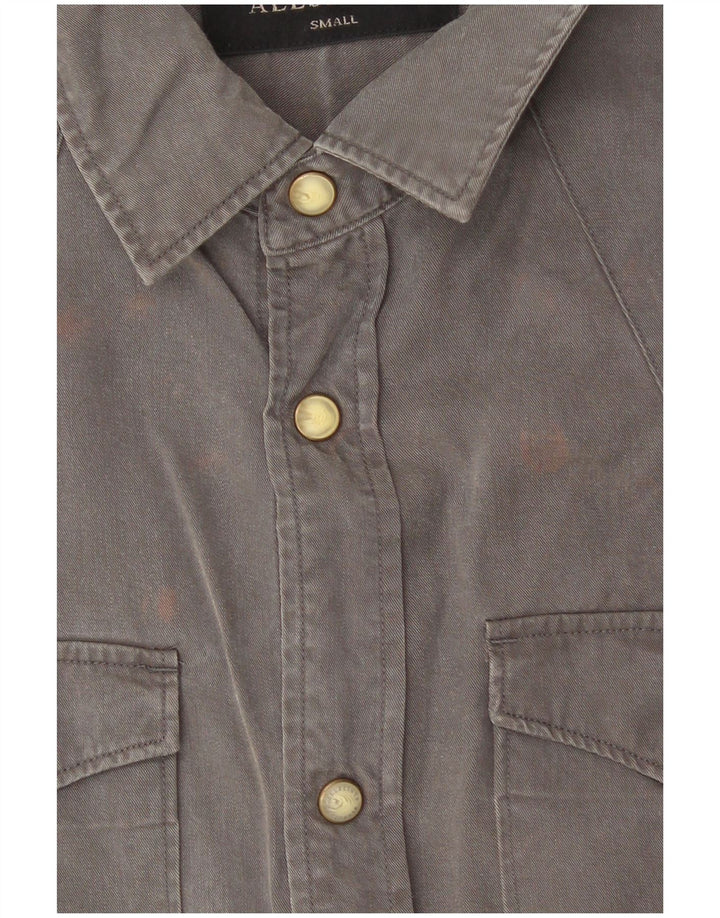 Camicia Uomo All Saints Small Lyocell Grigio
