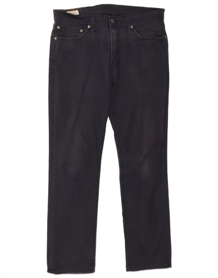 Levi's Uomo 511 Pantaloni Casual Slim W34 L30 Cotone Blu Navy