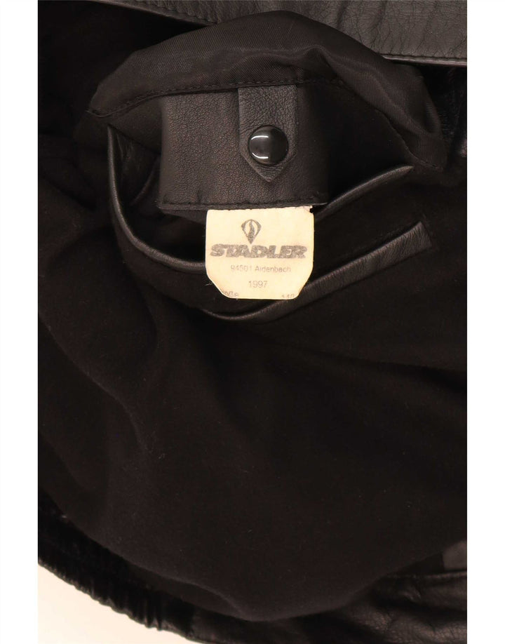 Giacca in pelle da uomo Stadler UK 44 2XL Nera
