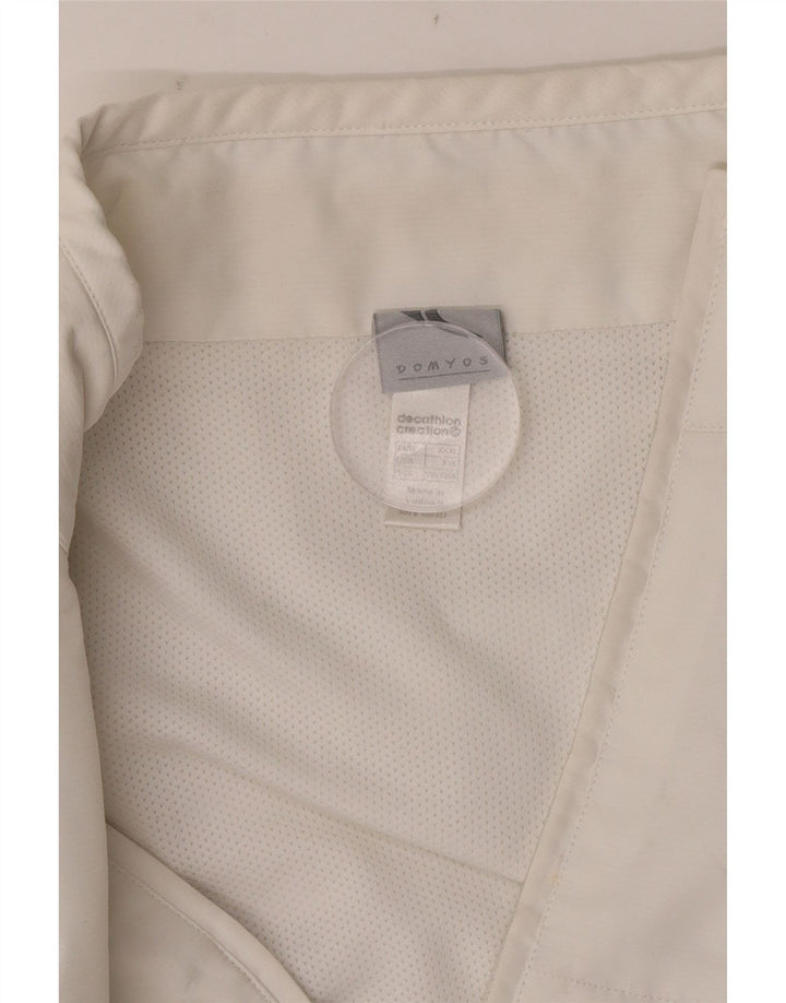 Giacca da tuta da uomo Domyos 2XL Poliestere color block bianco