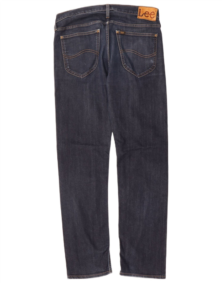 Jeans dritti da uomo LEE Daren W32 L32 in cotone blu navy