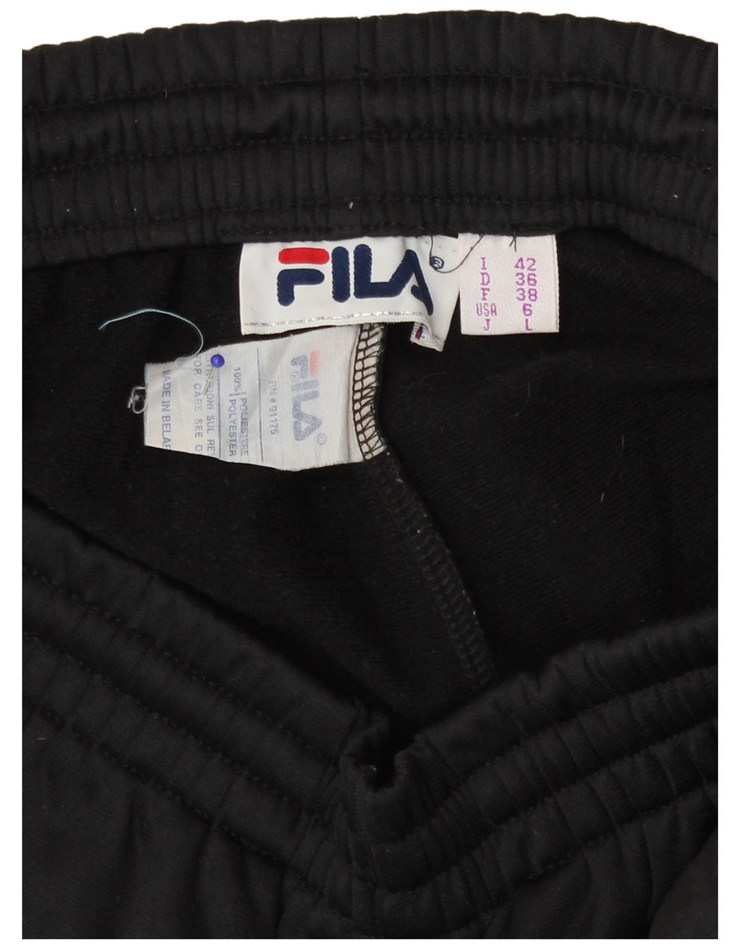 Pantaloni da tuta con grafica Fila da donna IT 42 Medium Black Colourblock