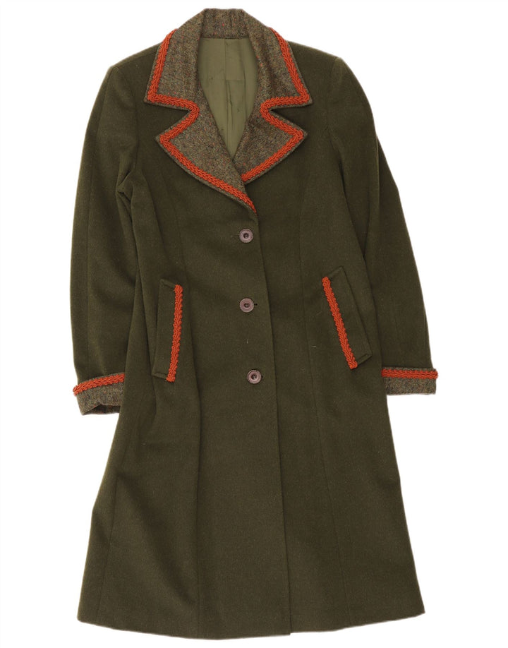 Soprabito vintage da donna UK 14 verde medio classico