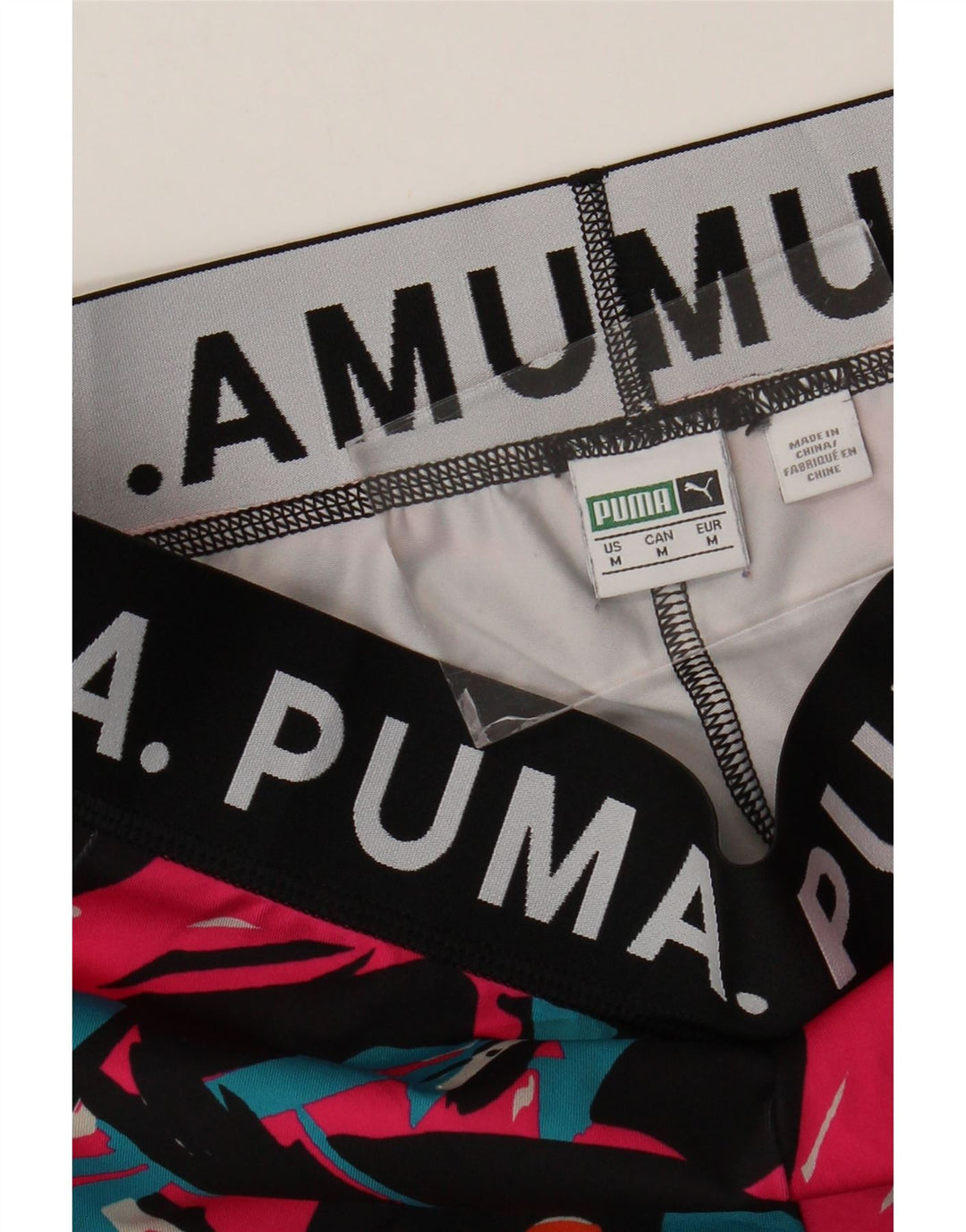 Leggings grafici da donna Puma UK 12 Medium multicolore geometrico
